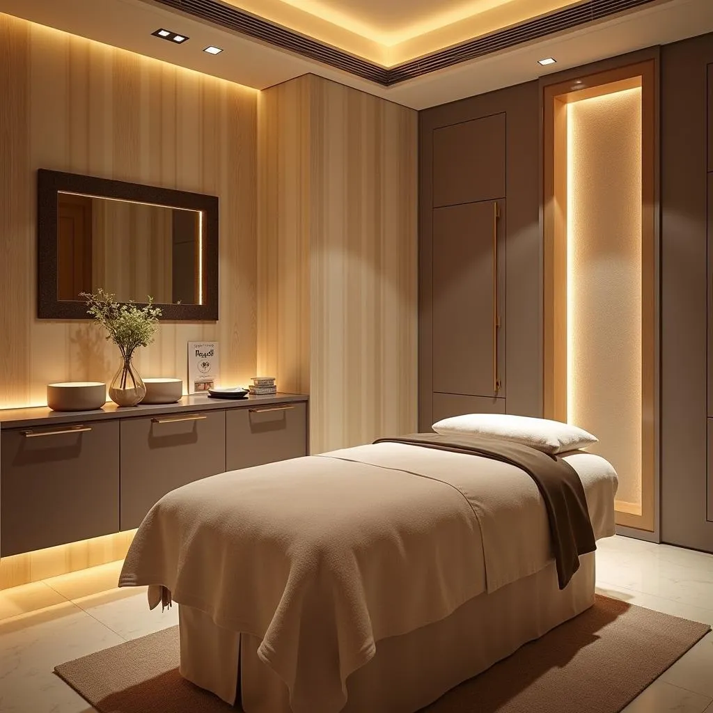 Luxurious Spa Treatment Rooms