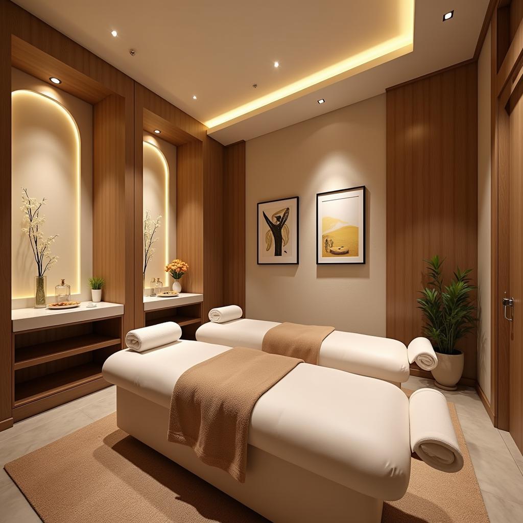 Serene spa interior in Dwarka Commercial