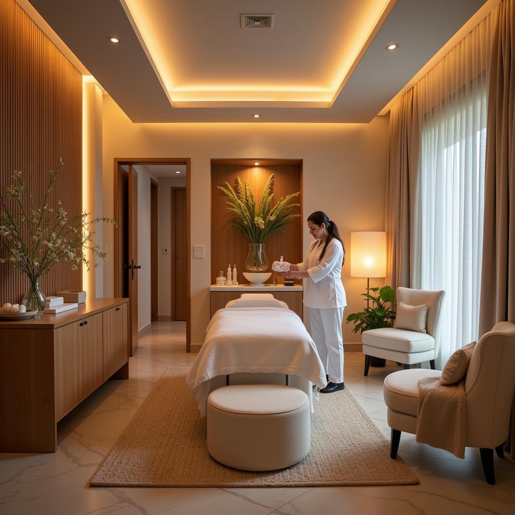 Luxurious Interior of an Elite Salon and Spa