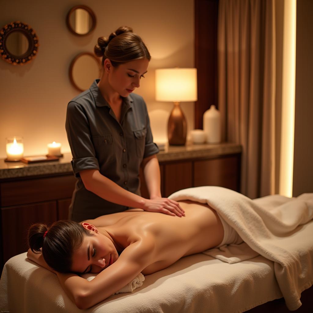 Relaxing Massage Therapy in an Elite Spa Setting