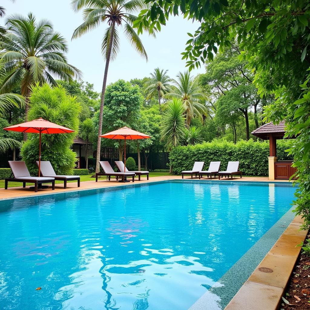 Luxurious Poolside Experience at Emperor Resort and Spa Goa