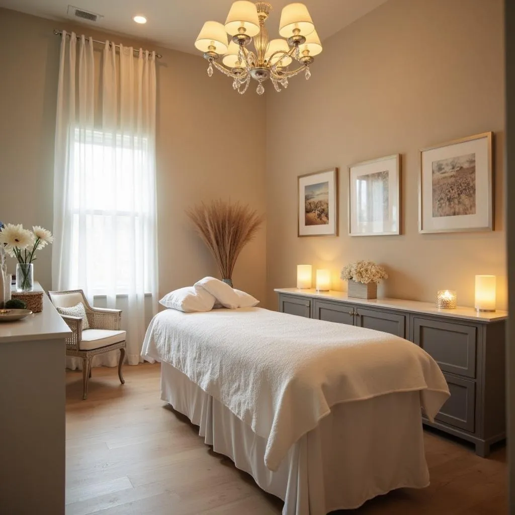 Serene Treatment Room at Envi Salon & Spa