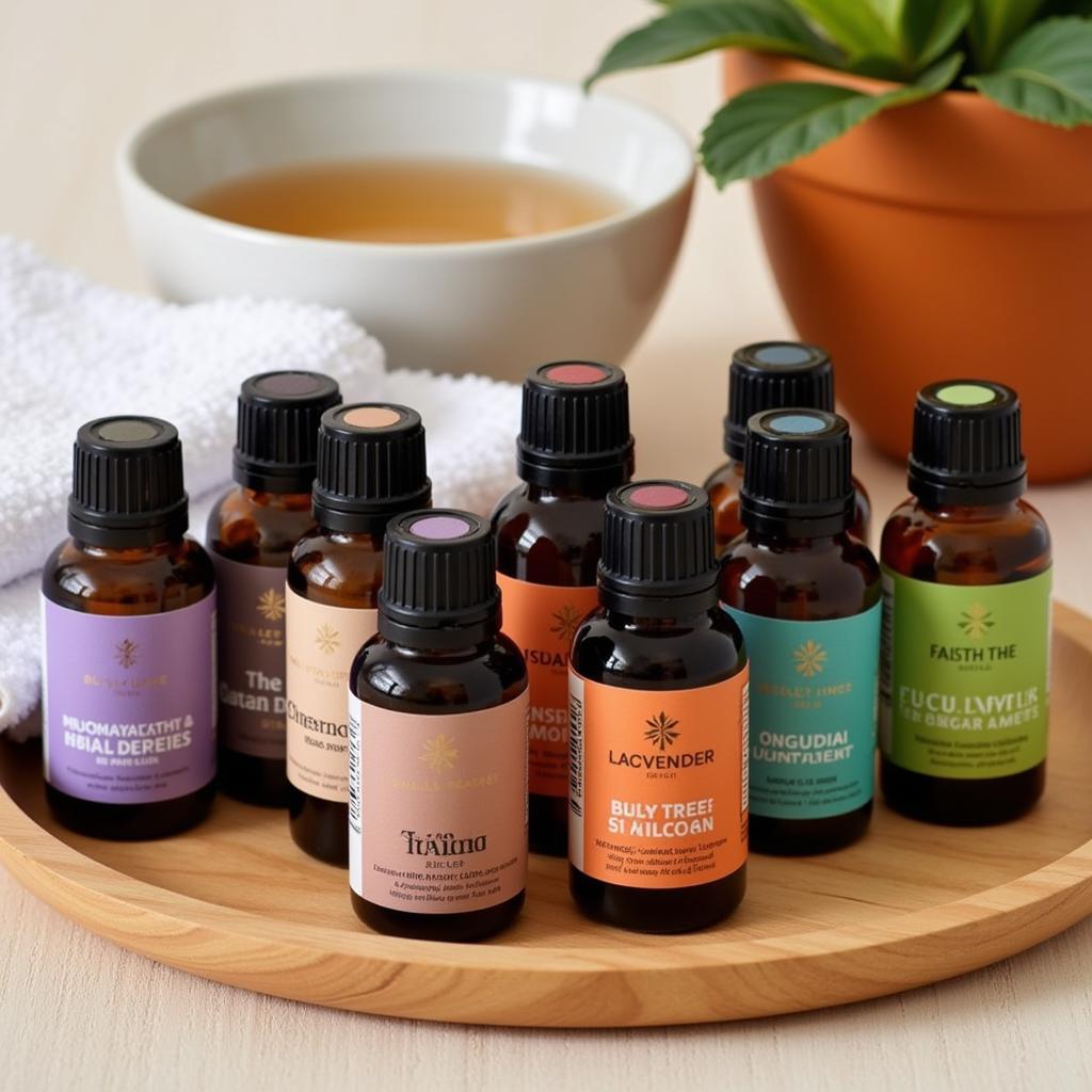 Essential Oils for Aroma Thai Foot Spa