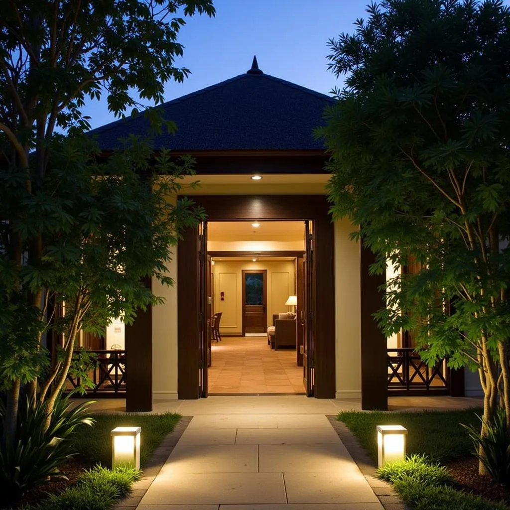 Serene Entrance to Fota Island Resort Spa