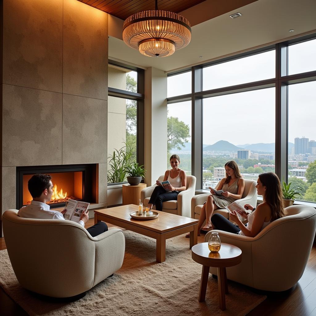 Relaxation Lounge at Four Seasons Seattle Spa