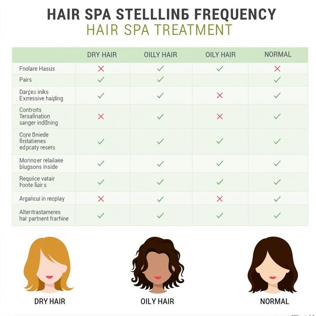 Frequency of Hair Spa Treatment