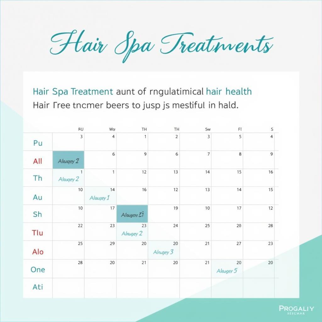 Frequency of Hair Spa Treatments