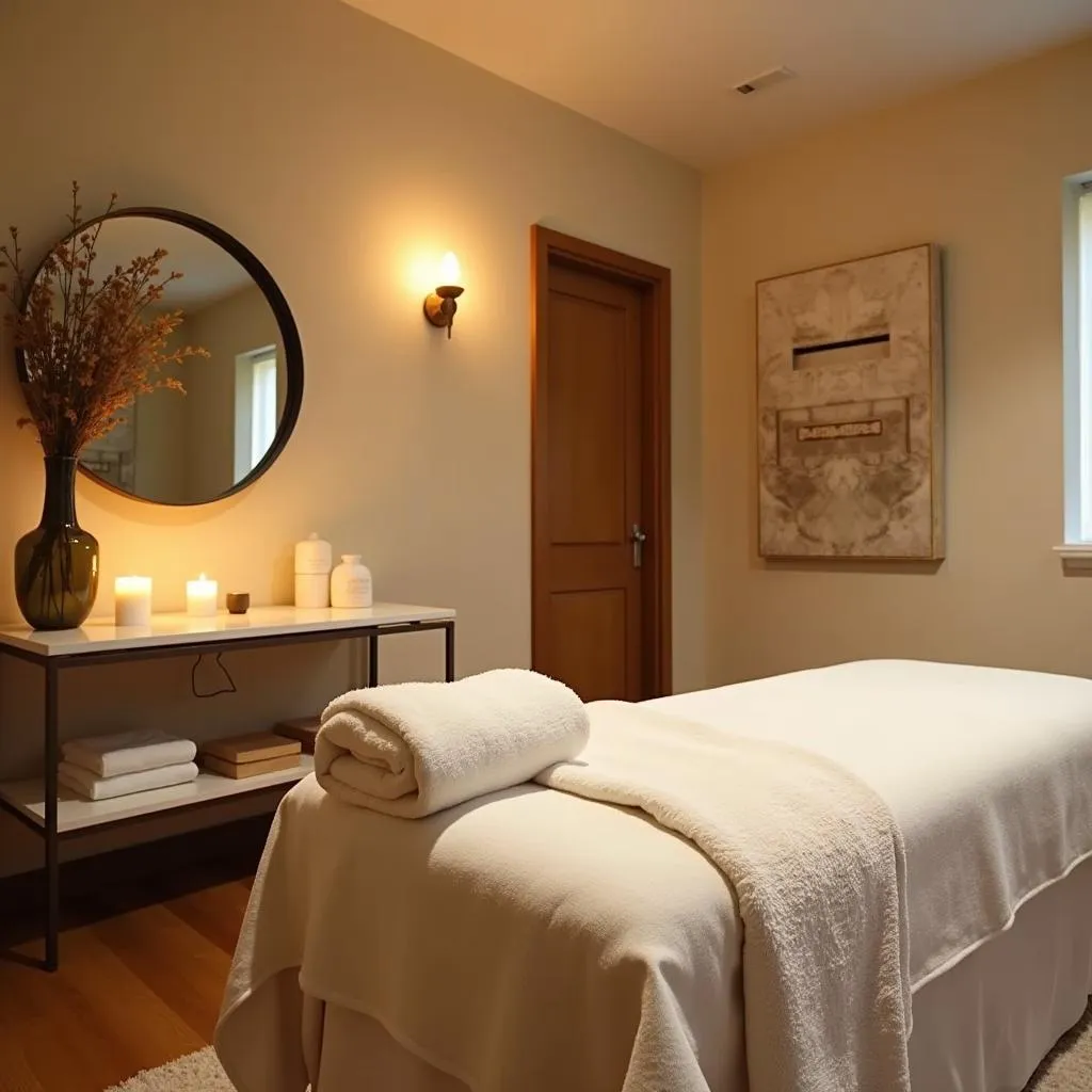 Serene Treatment Room in a Fusion Spa