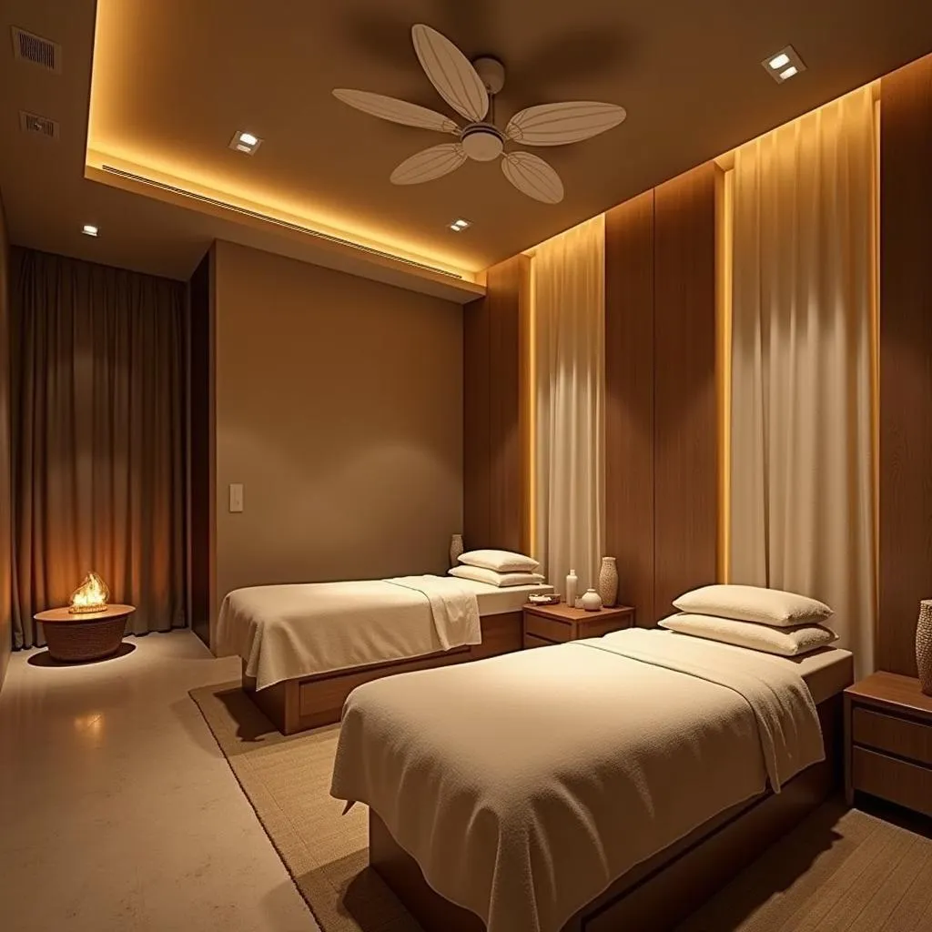 Serene Spa Treatment Room in Gandhinagar