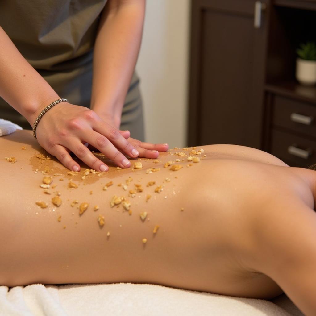 Traditional Korean Body Scrub at Ganga Spa