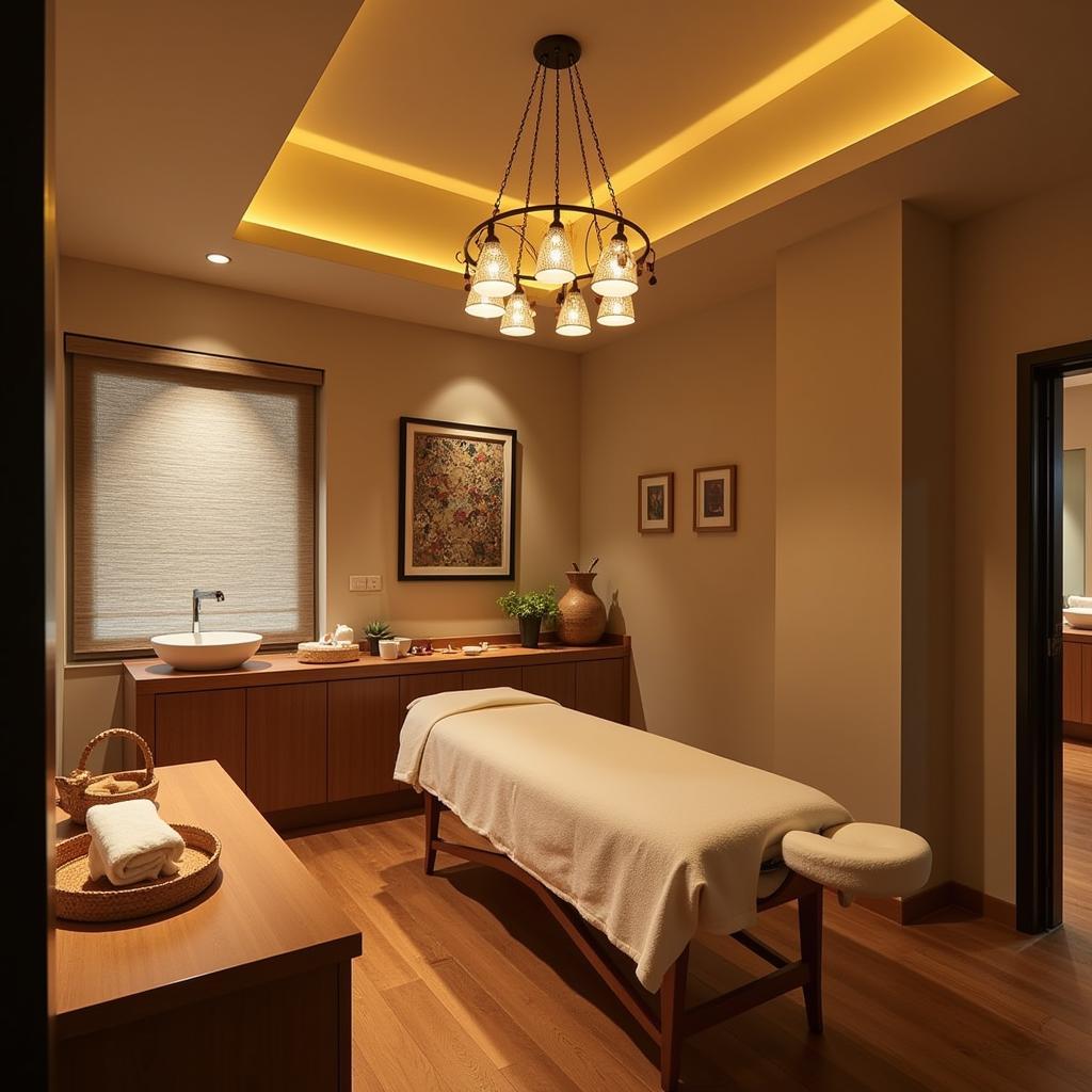 Tranquil Treatment Room at Ganga Spa