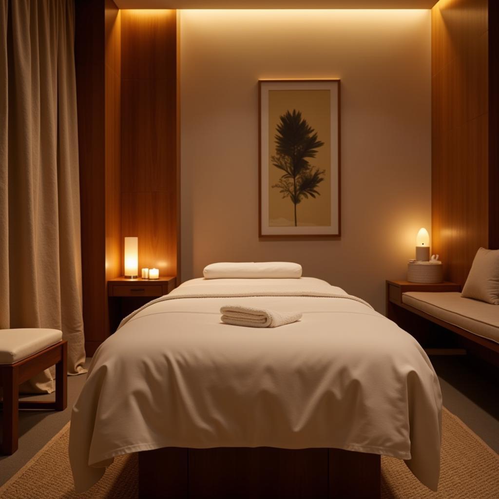 Serene Treatment Room at GenX Spa