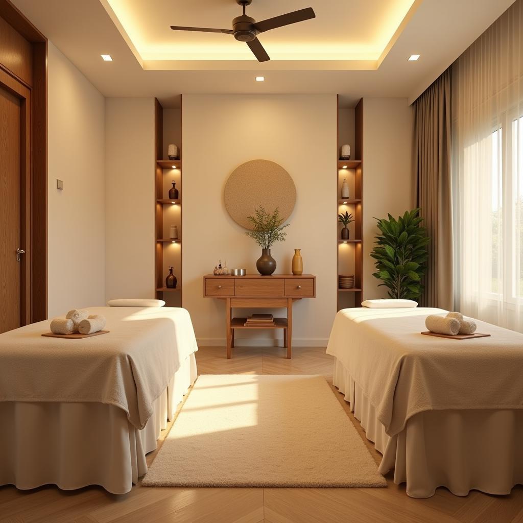 Serene Goa Spa Treatment Room