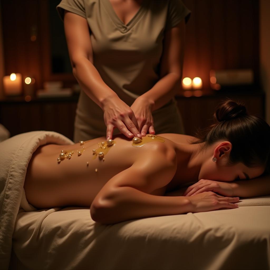 Relaxing Golden Pearl Body Massage