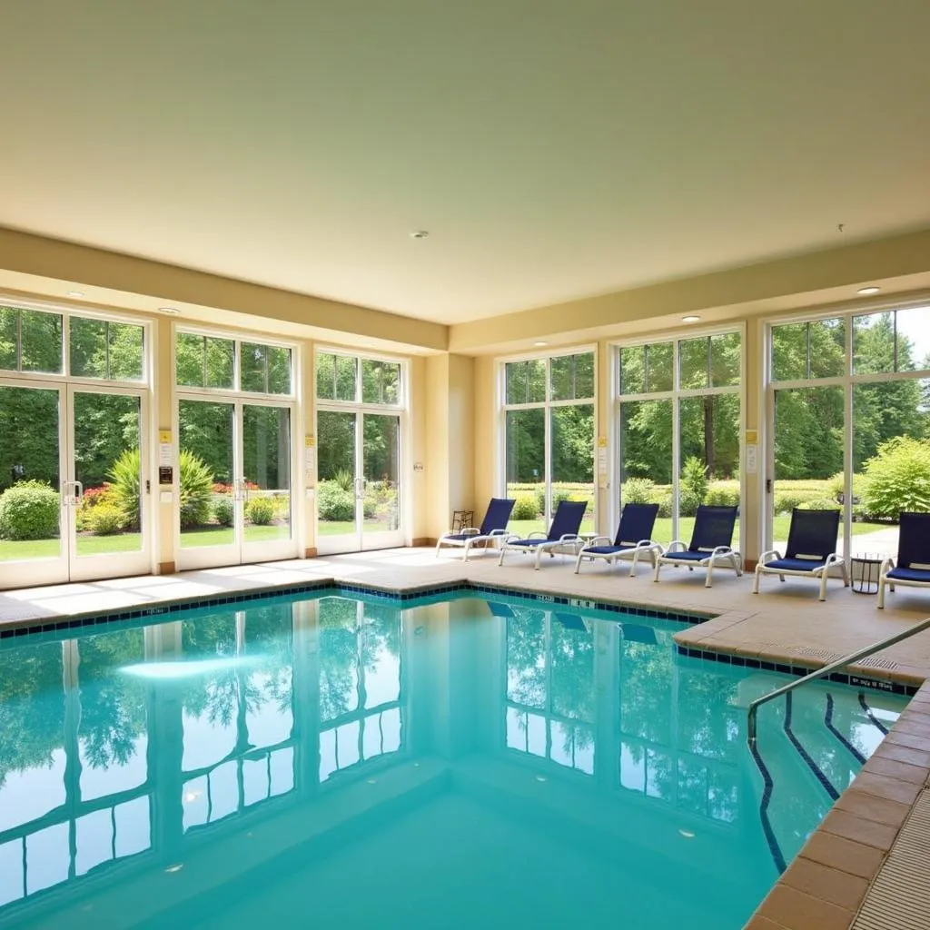 Luxurious indoor pool area at Grand Geneva Resort & Spa