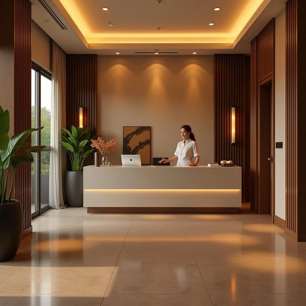 Grand Hyatt Jakarta spa reception area