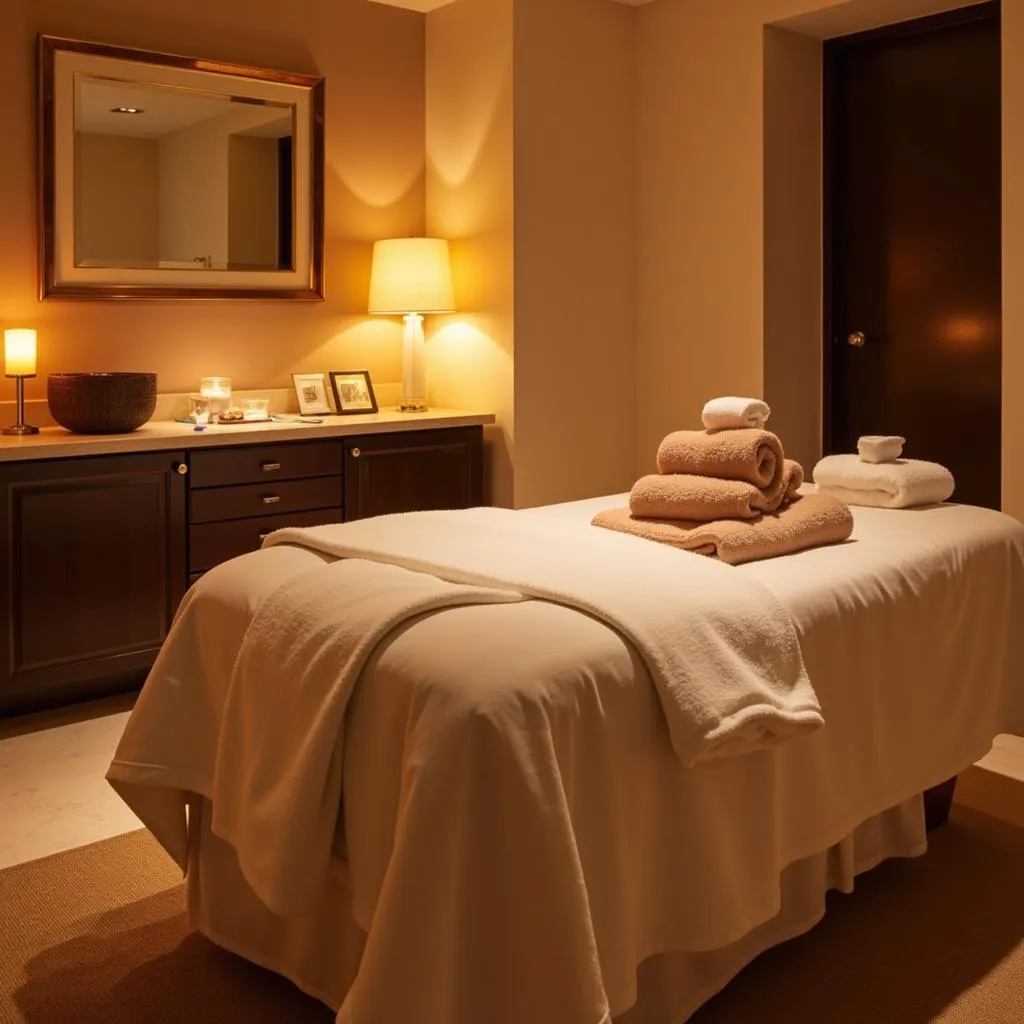 Serene Treatment Room at The Grove Park Inn Spa