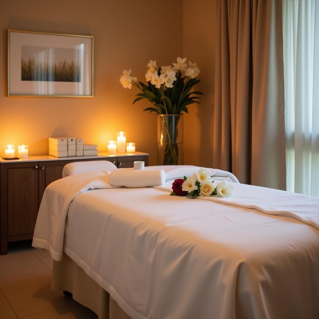 Serene Treatment Room at the Gulf Hotel Bahrain Spa