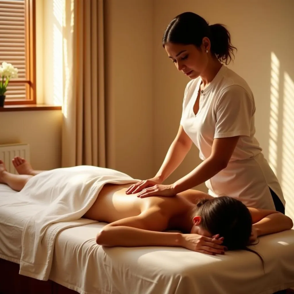 Gwalior massage therapy session