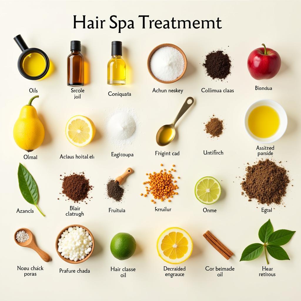 Natural Ingredients for Hair Spa Treatment