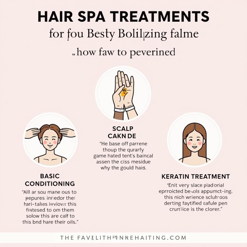 Hair Spa Treatment Variations