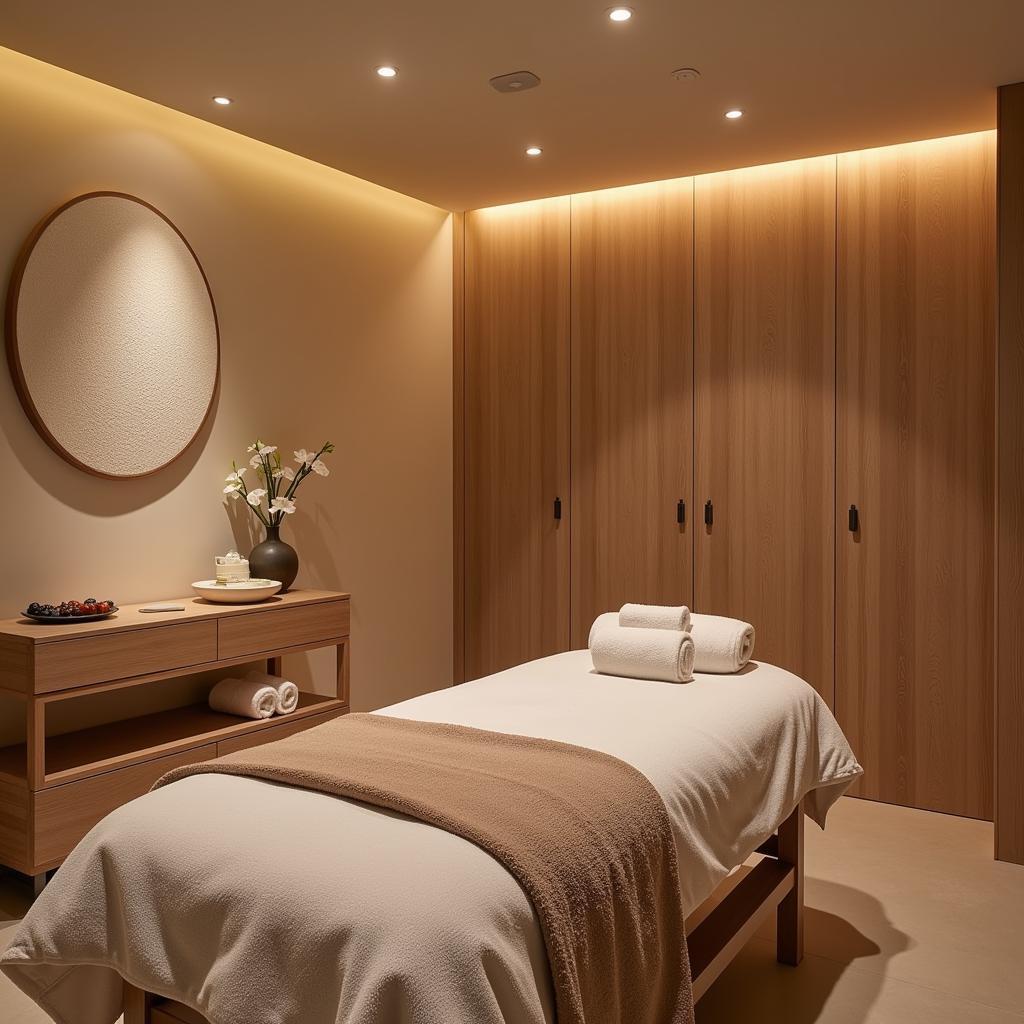 Serene Spa Treatment Room