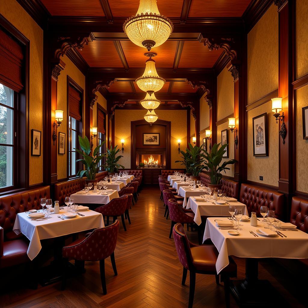 Exquisite Interior of Heritage Village Restaurant