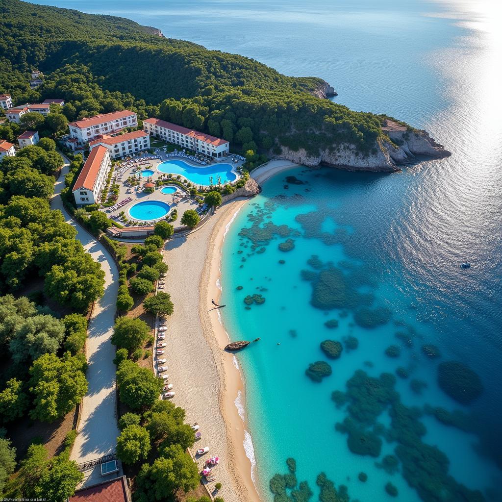 Aerial View of Hilton Dalaman Sarigerme Resort