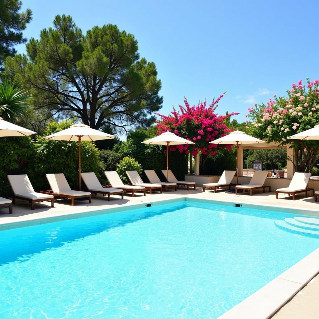 Luxurious Poolside Relaxation at Hotel Garbi Ibiza & Spa