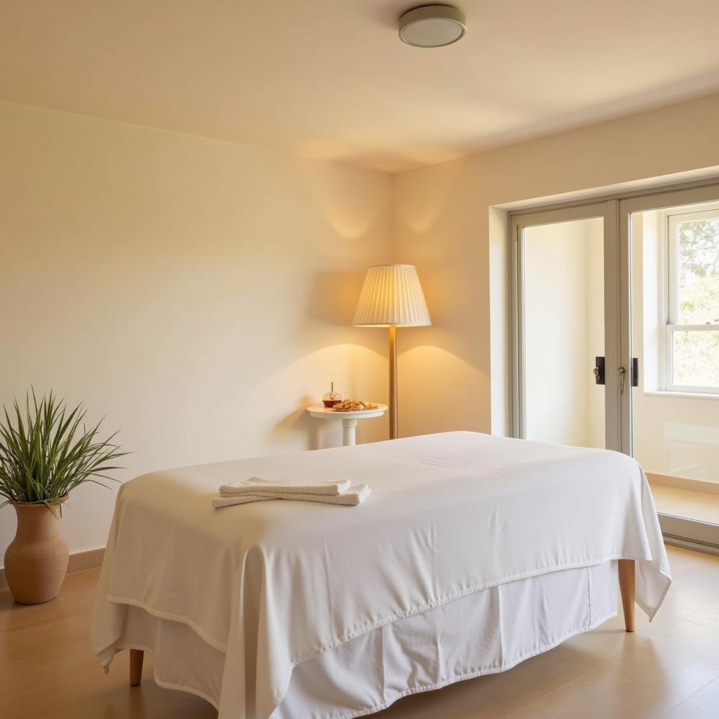 Relaxing Spa Treatment Room at Hotel Garbi Ibiza & Spa