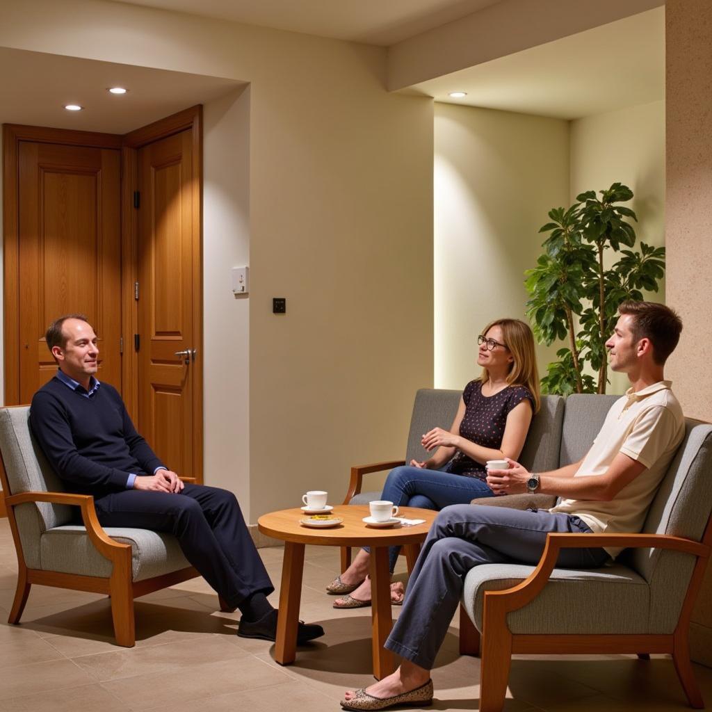 Tranquil Relaxation Area in Salamanca Hotel Spa