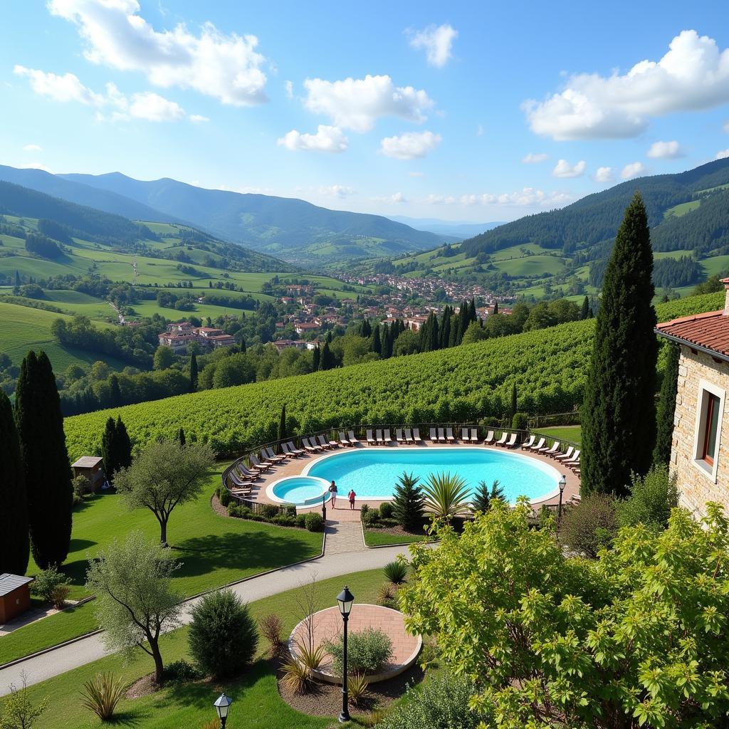 Italy Thermal Spa Resort Surroundings