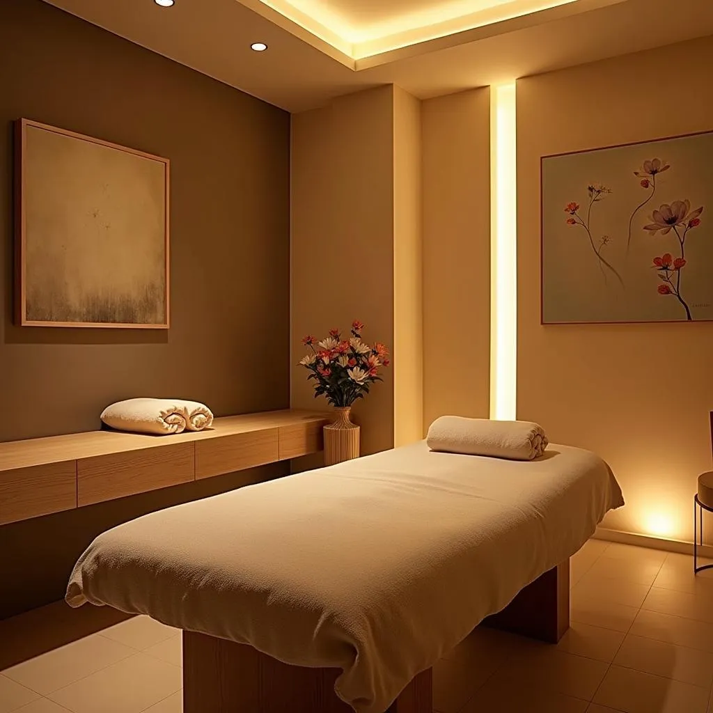 Luxurious spa treatment room in Jhansi