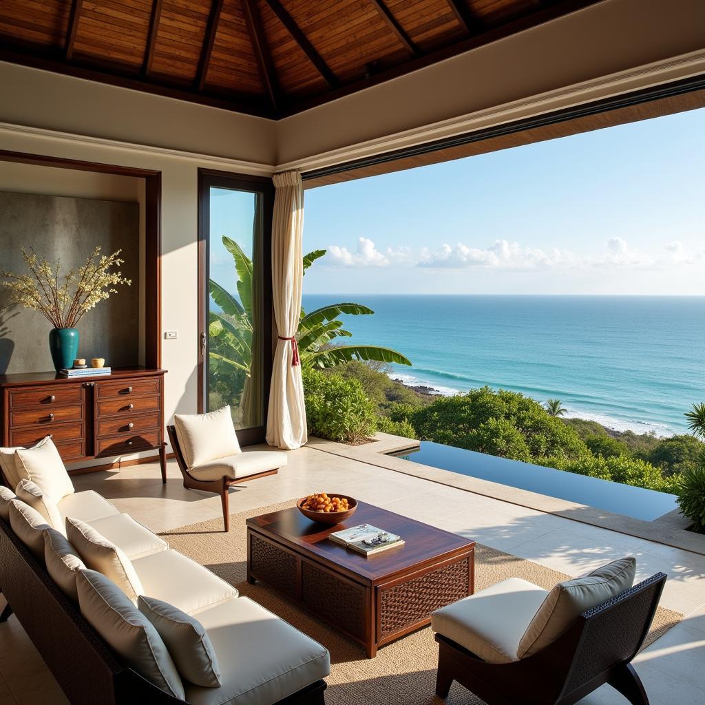 Luxurious Ocean View Villa at Jimbaran Bay Beach Resort