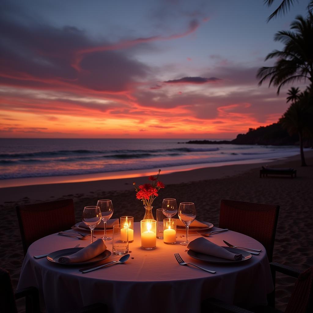 Romantic Sunset Dinner on Jimbaran Bay