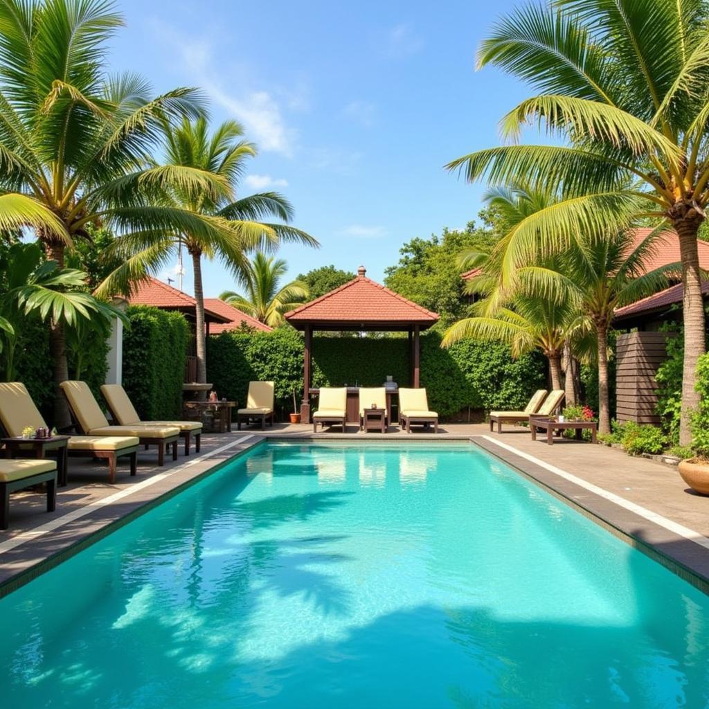 Inviting Pool Area at The Kirana Hotel