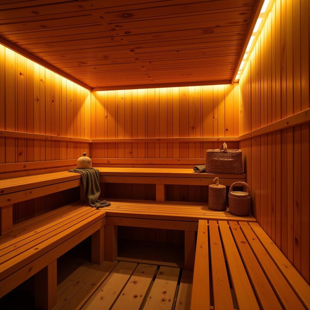 Korean Spa Sauna Room