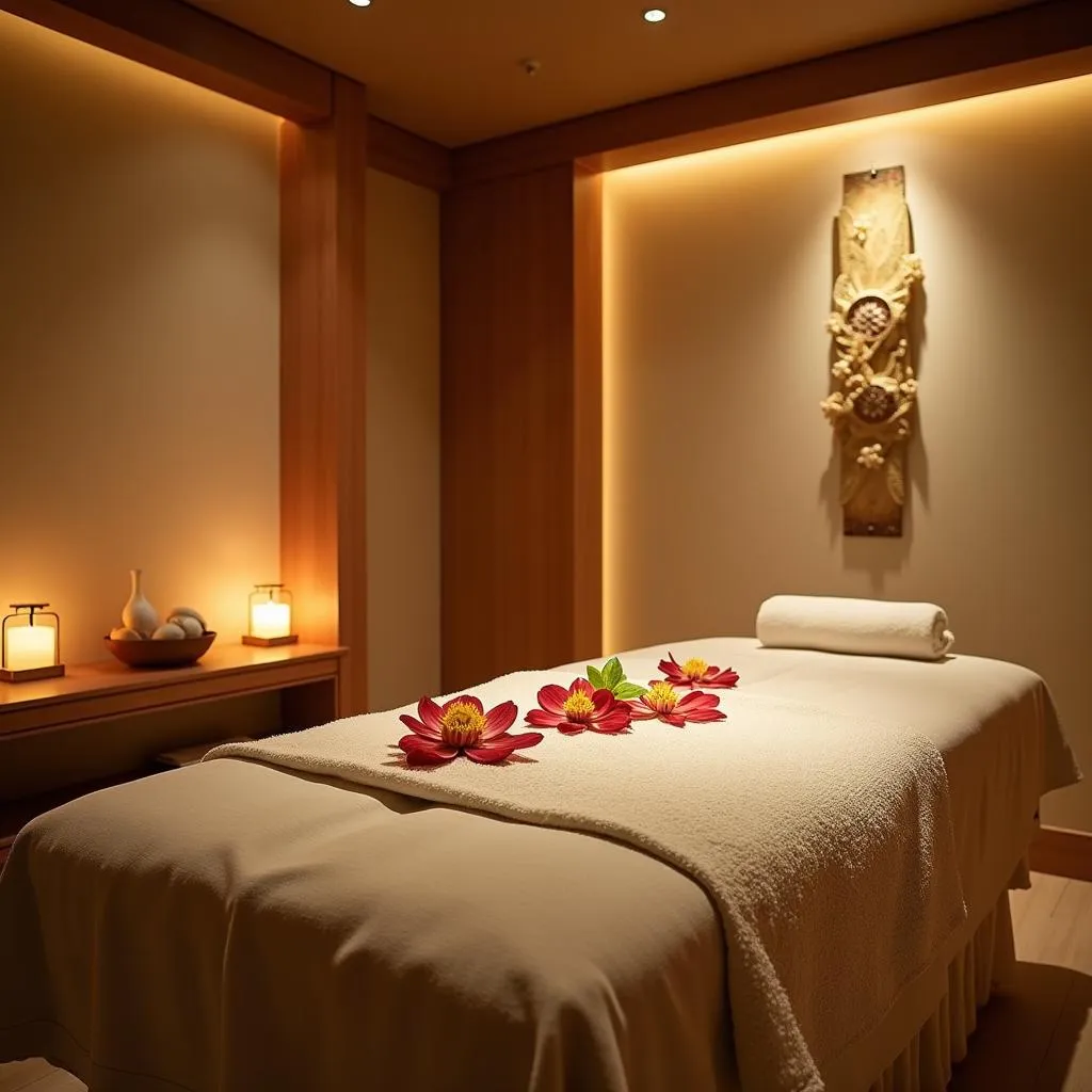 Serene Treatment Room at A4 701 World Spa