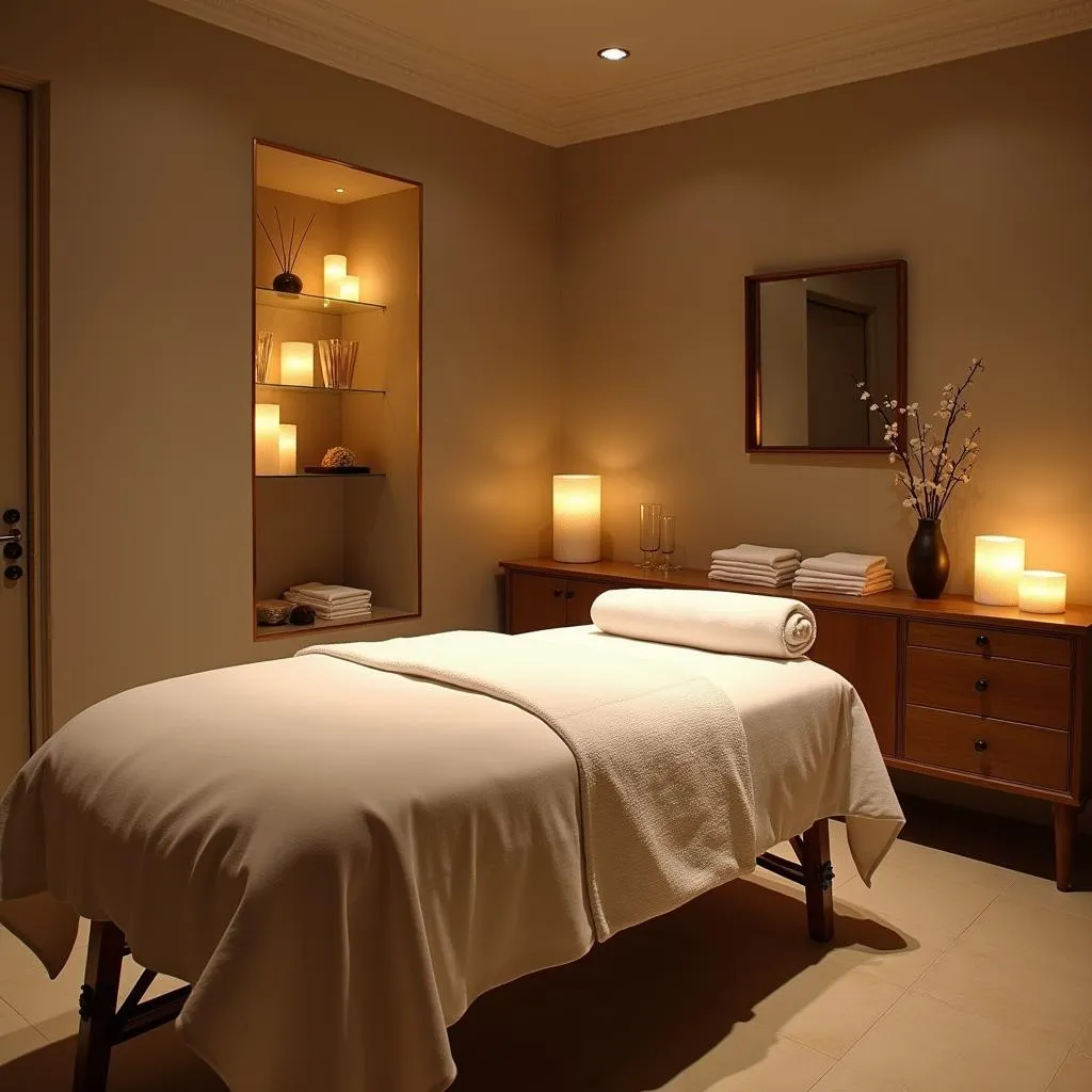 Tranquil Korean Spa Treatment Room