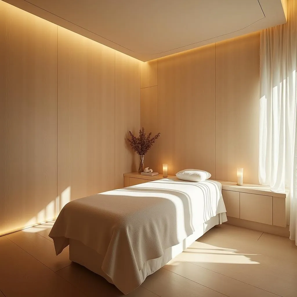 Tranquil Korean Spa Treatment Room