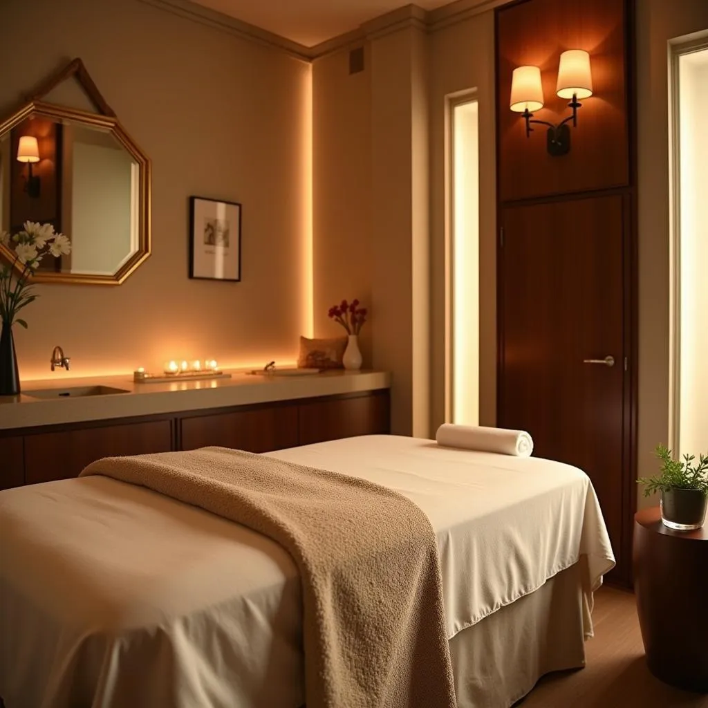 Serene Spa Treatment Room