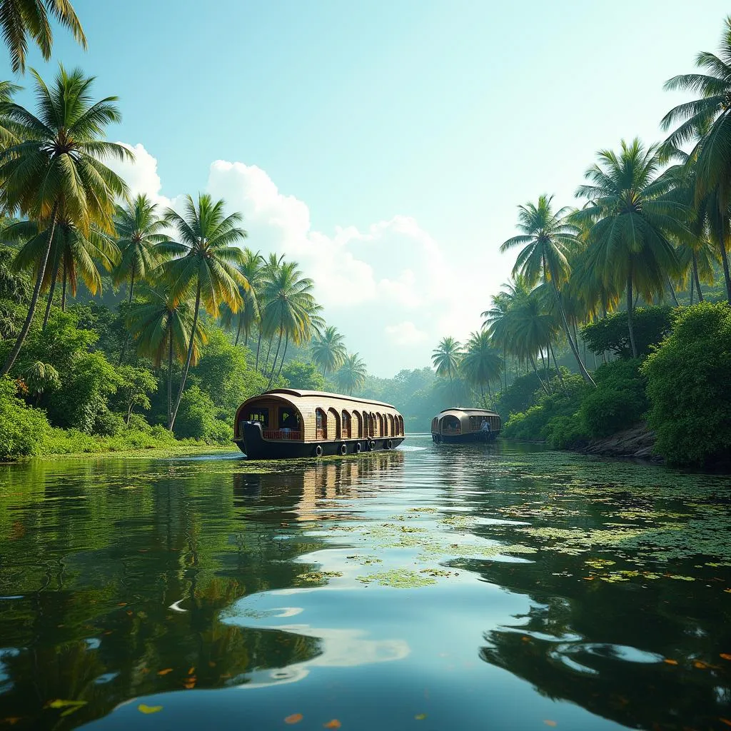 Kumarakom Backwaters, Kerala, India