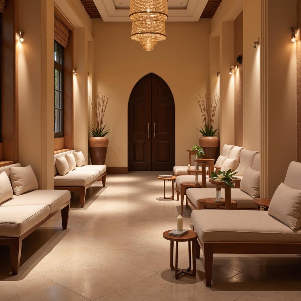 Relaxation area at La Sultana Marrakech Spa