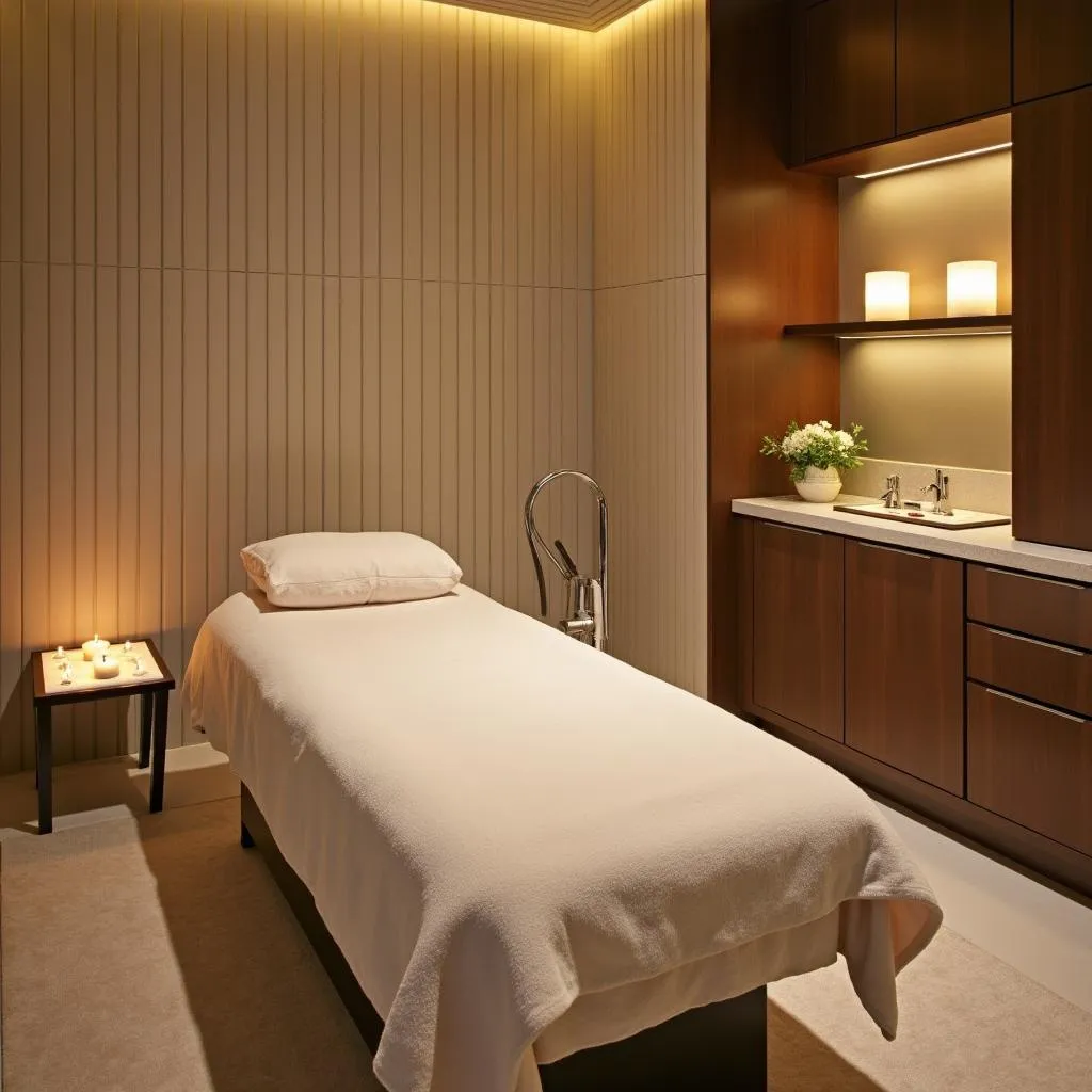 Serene Spa Treatment Room