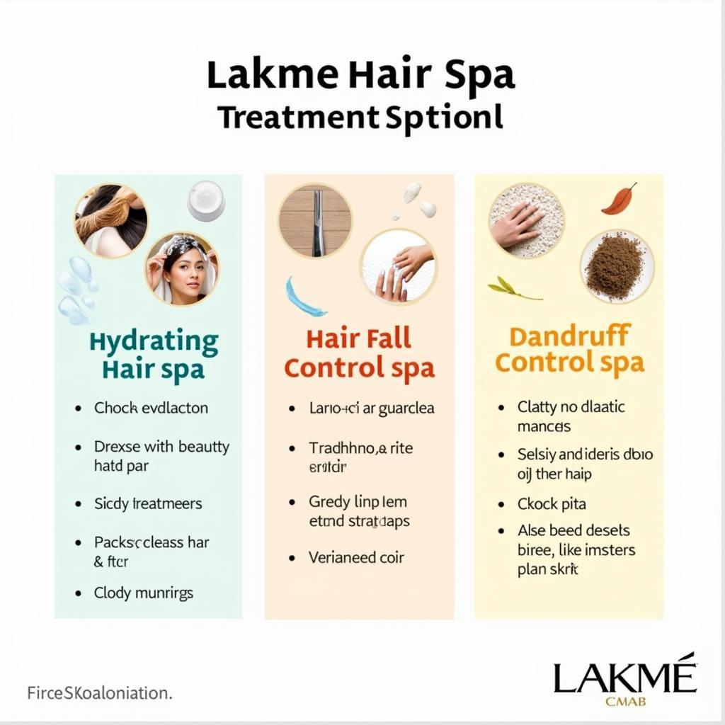 Lakme Hair Spa Treatment Options