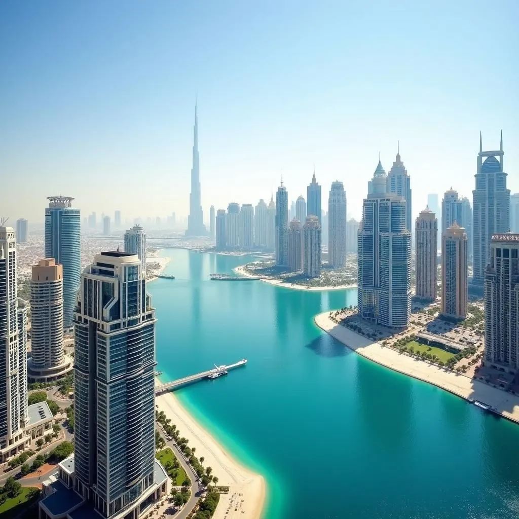 Panoramic Dubai Marina View