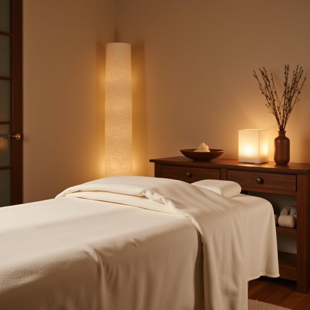 Relaxing Lecco Spa Treatment Room