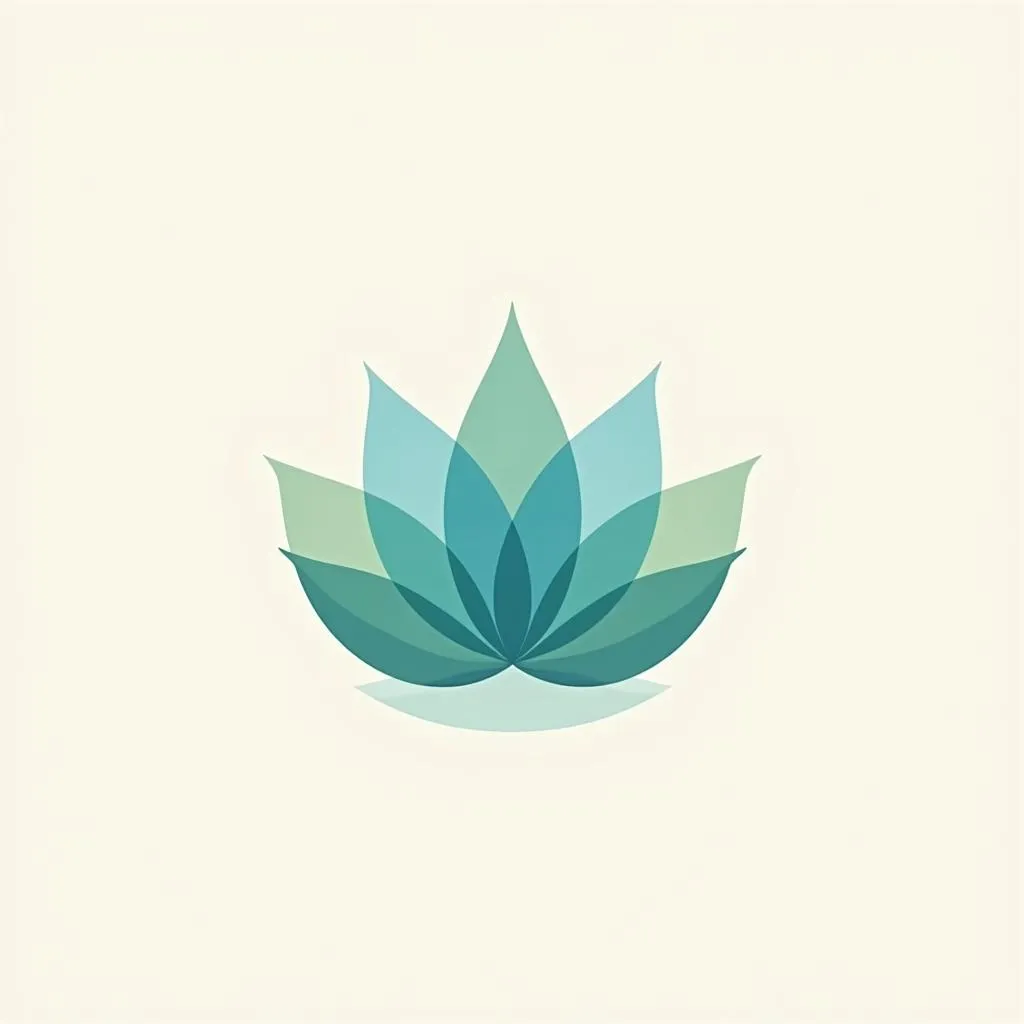 Spa Logo with Lotus Flower