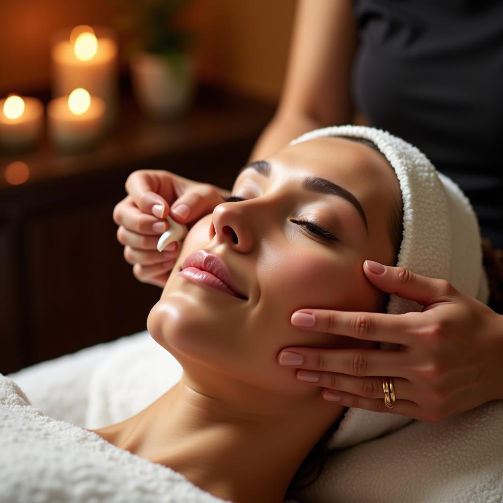 Lotus Salon and Spa Commercial Facial Treatment