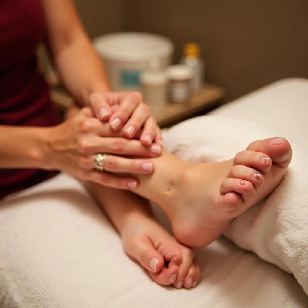 Luxurious manicure and pedicure at Aster Unisex Spa